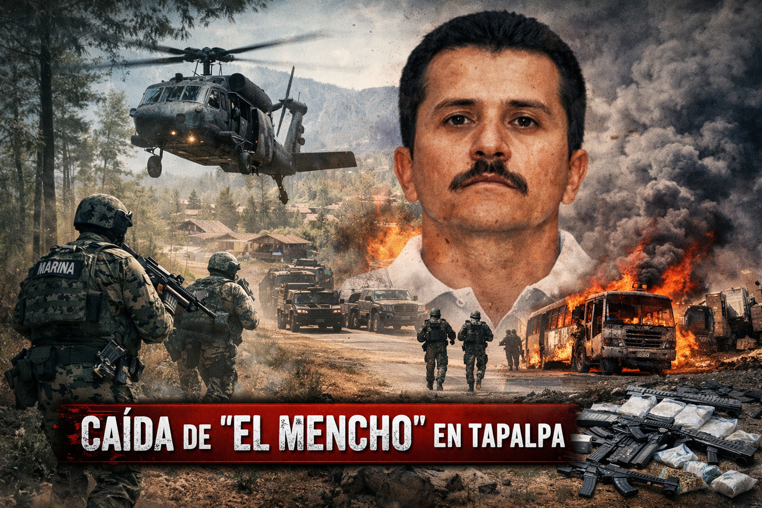 Operativo en Tapalpa: así cayó “El Mencho”, la reacción del CJNG y lo que viene para Jalisco y el país